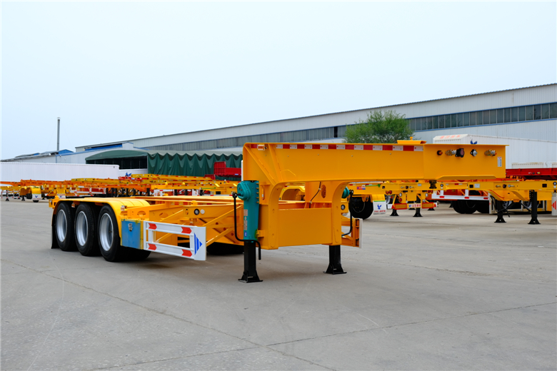 20 foot large gooseneck container transport semi-trailer