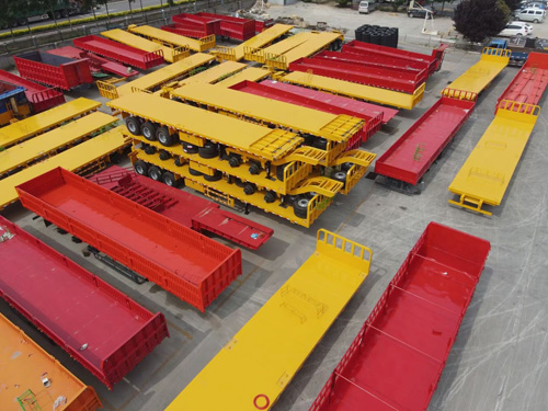 Maintenance cycle of light dump semi-trailers
